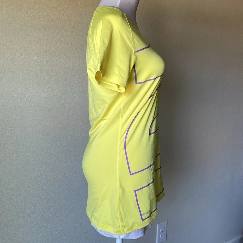 Nike Pro yellow workout top size medium‎